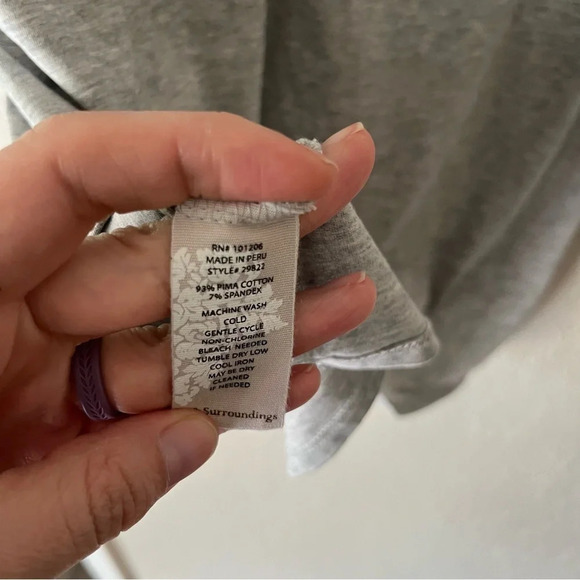 SOFT Surroundings Tank Tops Women's Small Minimalist Neutral Summer Capsule S - Picture 5 of 13